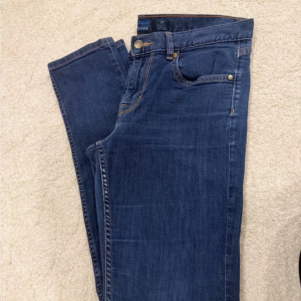 Patagonia Deep Indigo Skinny Jeans - Women's View 4